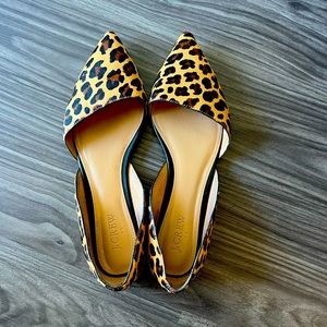 J. Crew leopard flats